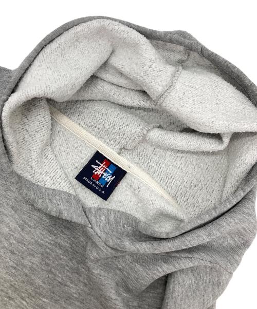 stussy（ステューシー）stussy (ステューシー) ダイスロゴパーカー グレー サイズ:Lの古着・服飾アイテム