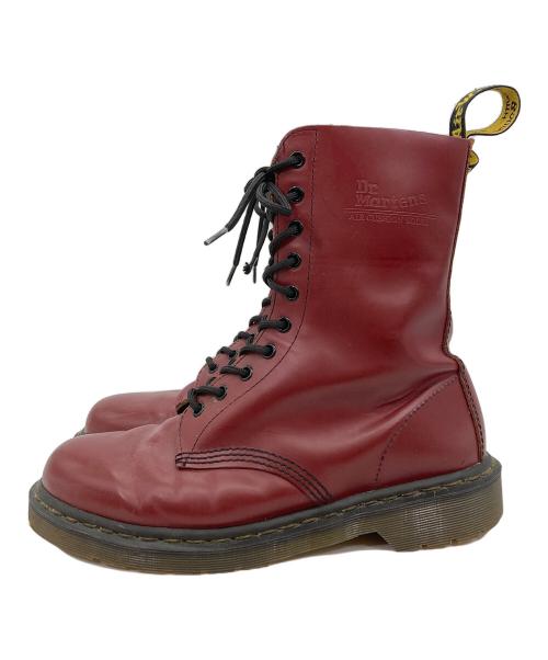 Dr.Martens（ドクターマーチン）Dr.Martens (ドクターマーチン) 10ホールブーツ レッド サイズ:UK9の古着・服飾アイテム