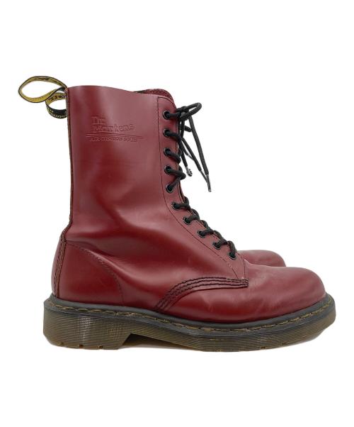 Dr.Martens（ドクターマーチン）Dr.Martens (ドクターマーチン) 10ホールブーツ レッド サイズ:UK9の古着・服飾アイテム