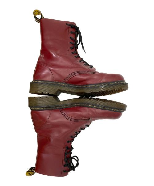 Dr.Martens（ドクターマーチン）Dr.Martens (ドクターマーチン) 10ホールブーツ レッド サイズ:UK9の古着・服飾アイテム