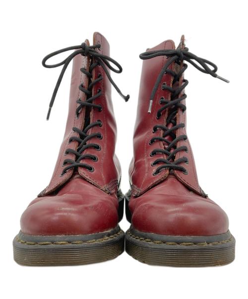 Dr.Martens（ドクターマーチン）Dr.Martens (ドクターマーチン) 10ホールブーツ レッド サイズ:UK9の古着・服飾アイテム