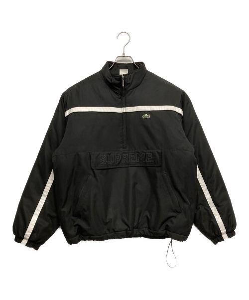 LACOSTE LIVE（ラコステライブ）LACOSTE LIVE (ラコステライブ) SUPREME (シュプリーム) Puffy Half Zip Pullover ブラック サイズ:Sの古着・服飾アイテム