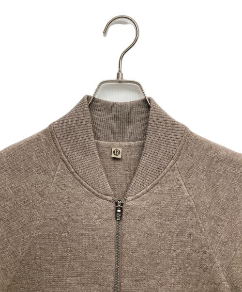LULULEMON（ルルレモン）LULULEMON (ルルレモン) ニットジャケット ベージュ サイズ:Sの古着・服飾アイテム