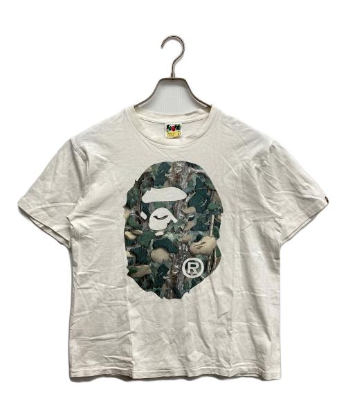 BAPE BY A BATHING APE（ベイプバイアベイシングエイプ）BAPE BY A BATHING APE (ベイプバイアベイシングエイプ) プリントTシャツ ホワイト サイズ:Lの古着・服飾アイテム