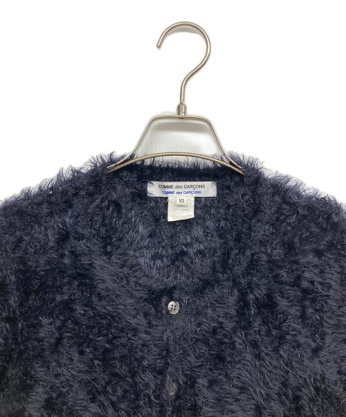 COMME des GARCONS COMME des GARCONS（コムデギャルソン コムデギャルソン）COMME des GARCONS COMME des GARCONS (コムデギャルソン コムデギャルソン) シャギーカーディガン ネイビー サイズ:XSの古着・服飾アイテム