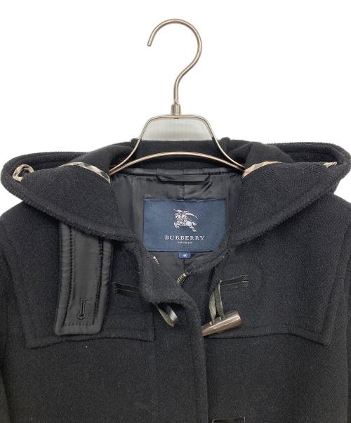 BURBERRY LONDON（バーバリーロンドン）BURBERRY LONDON (バーバリーロンドン) ダッフルコート ブラック サイズ:40の古着・服飾アイテム