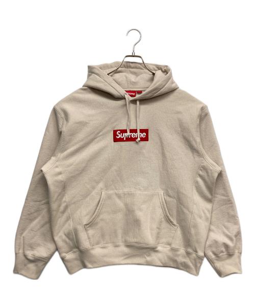 SUPREME（シュプリーム）SUPREME (シュプリーム) Box Logo Hooded Sweatshirt ストーン サイズ:MEDIUMの古着・服飾アイテム