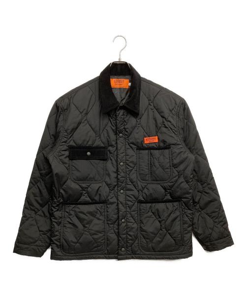 BEAMS（ビームス）BEAMS (ビームス) UNIVERSAL OVERALL (ユニバーサルオーバーオール) キルティングジャケット ブラック サイズ:Mの古着・服飾アイテム