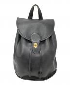 COACHコーチ）の古着「ターンロックリュック」｜ブラック