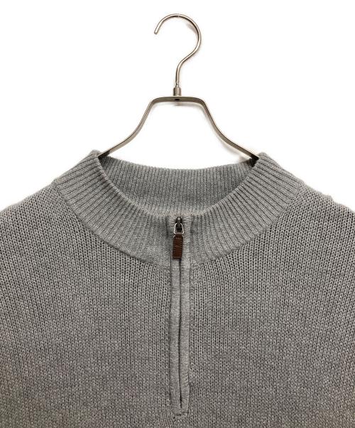 CHAPS（チャップス）CHAPS (チャップス) ハーフジップニット グレー サイズ:4XBの古着・服飾アイテム