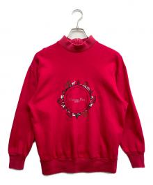 Christian Dior Sports（クリスチャン ディオールスポーツ）の古着「刺繍ロゴスウエット」｜ピンク