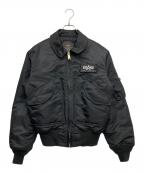 ALPHAアルファ）の古着「CWU-45/P ナイロンジャケット」｜ブラック