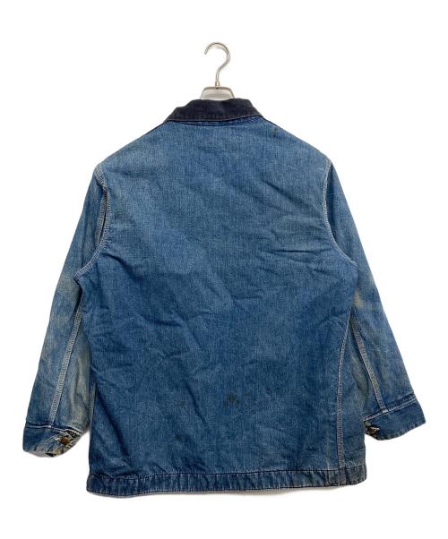 Sears（シアーズ）Sears (シアーズ) 裏ブランケットデニムカバーオール インディゴ サイズ:XLの古着・服飾アイテム