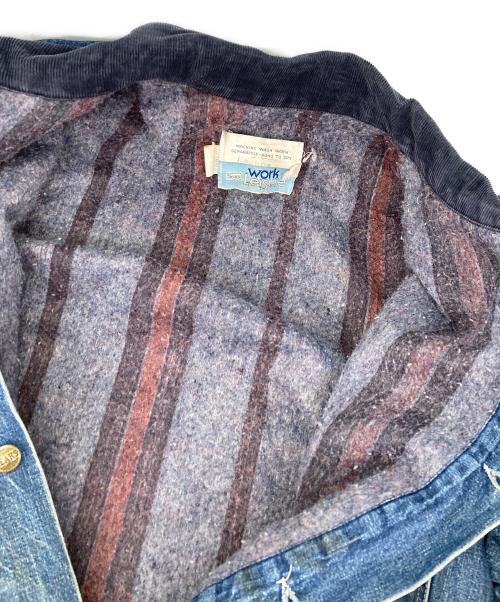 Sears（シアーズ）Sears (シアーズ) 裏ブランケットデニムカバーオール インディゴ サイズ:XLの古着・服飾アイテム