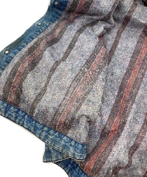 Sears（シアーズ）Sears (シアーズ) 裏ブランケットデニムカバーオール インディゴ サイズ:XLの古着・服飾アイテム