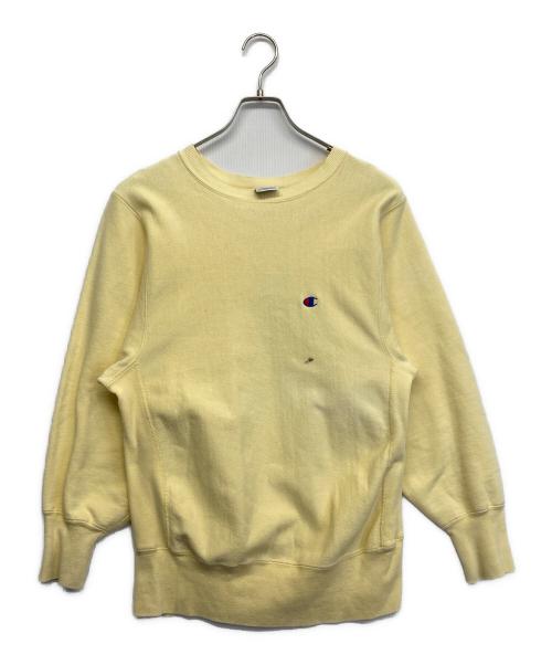 Champion（チャンピオン）Champion (チャンピオン) リバースウィーブスウェット イエロー サイズ:MEDIUMの古着・服飾アイテム