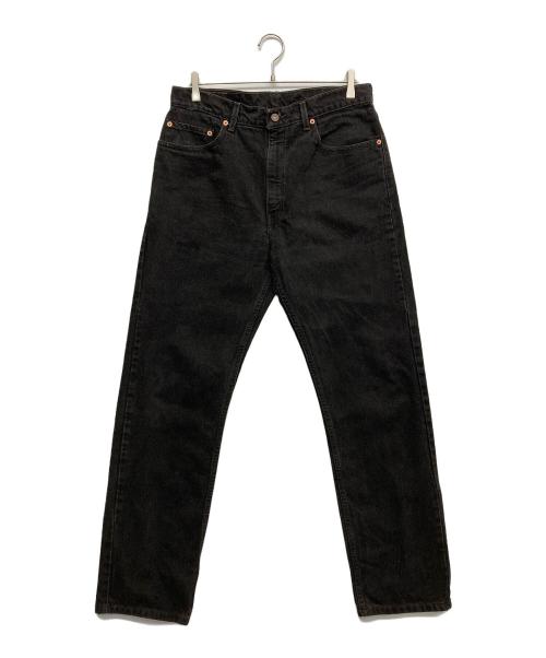 LEVI'S（リーバイス）LEVI'S (リーバイス) 505ブラックデニムパンツ ブラック サイズ:W34の古着・服飾アイテム