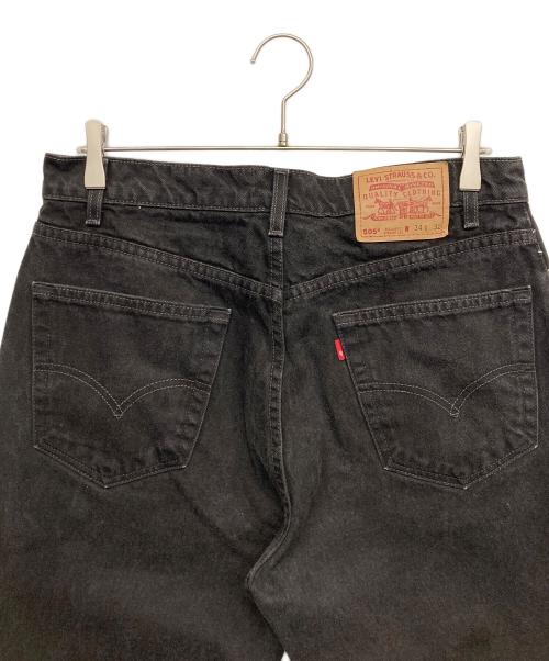 LEVI'S（リーバイス）LEVI'S (リーバイス) 505ブラックデニムパンツ ブラック サイズ:W34の古着・服飾アイテム