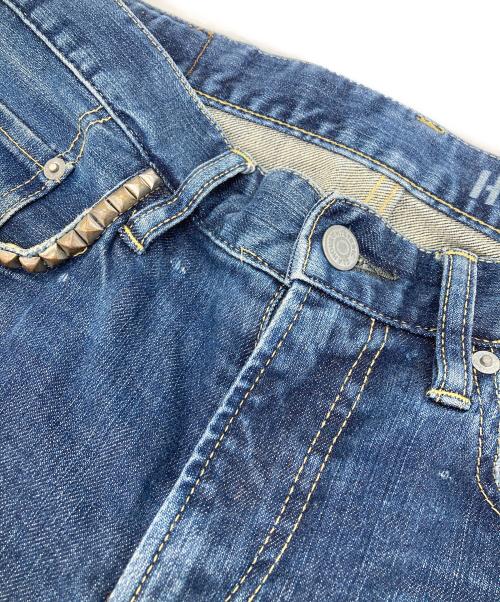 Hysteric Glamour（ヒステリックグラマー）Hysteric Glamour (ヒステリックグラマー) スタッズデニムパンツ インディゴ サイズ:W31の古着・服飾アイテム