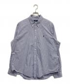 RALPH LAURENラルフローレン）の古着「ボタンダウンシャツ」｜ブルー