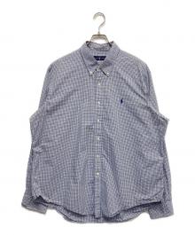 RALPH LAUREN（ラルフローレン）の古着「ボタンダウンシャツ」｜ブルー