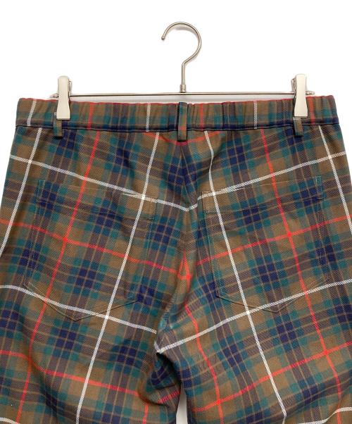marton mills（マートンミルズ）marton mills (マートンミルズ) チェックパンツ ブラウン サイズ:2の古着・服飾アイテム