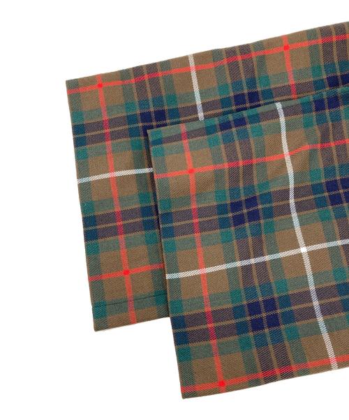 marton mills（マートンミルズ）marton mills (マートンミルズ) チェックパンツ ブラウン サイズ:2の古着・服飾アイテム