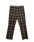 marton mills（マートンミルズ）の古着「チェックパンツ」｜ブラウン