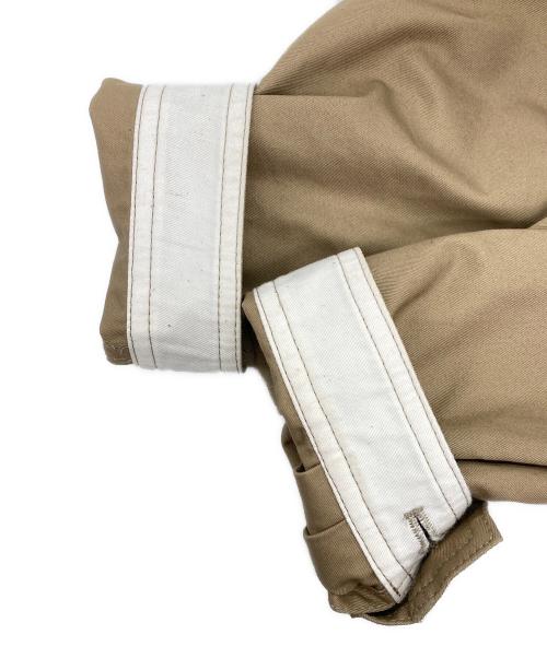 UNFOLK（アンフォーク）UNFOLK (アンフォーク) Ventile gabardine nocollar blouson ベージュ サイズ:2の古着・服飾アイテム