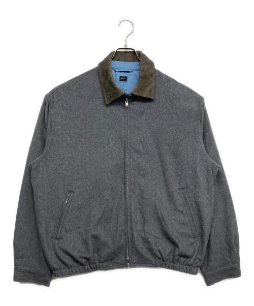 RHYTHR（リズル）RHYTHR (リズル) FLANNEL SWING TOP BLOUSON グレー サイズ:Lの古着・服飾アイテム