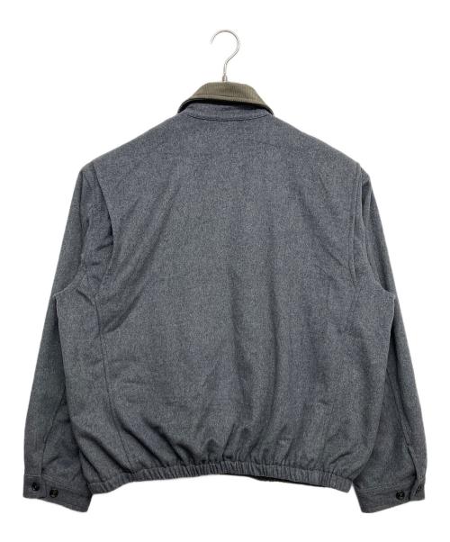 RHYTHR（リズル）RHYTHR (リズル) FLANNEL SWING TOP BLOUSON グレー サイズ:Lの古着・服飾アイテム