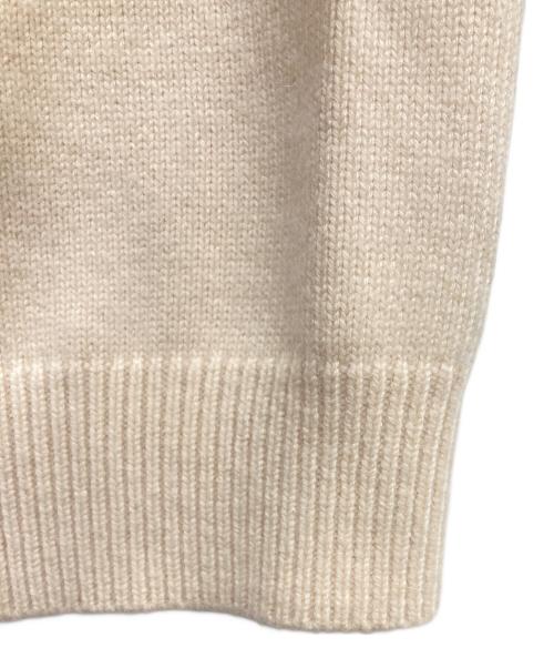 HER LIP TO（ハーリップトゥ）HER LIP TO (ハーリップトゥ) Big Collar Knit Top アイボリー サイズ:Fの古着・服飾アイテム