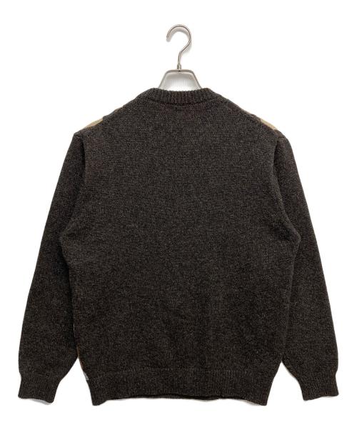 BURBERRY LONDON（バーバリーロンドン）BURBERRY LONDON (バーバリーロンドン) ウールニット ブラウン サイズ:Lの古着・服飾アイテム