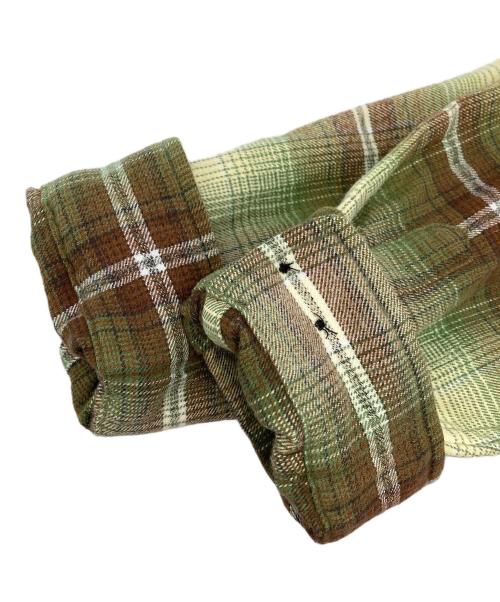 SUPREME（シュプリーム）Supreme (シュプリーム) shadow plaid flannel shirt グリーン サイズ:Mの古着・服飾アイテム