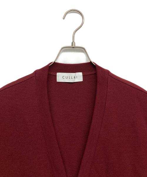 CULLNI（クルニ）CULLNI (クルニ) ニットカーディガン ボルドーの古着・服飾アイテム