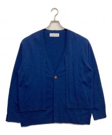 CULLNI（クルニ）の古着「レイヤードカーディガン」｜ブルー