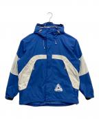 PALACEパレス）の古着「ボーダージャケット」｜ブルー