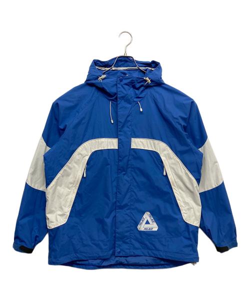 PALACE（パレス）PALACE (パレス) ボーダージャケット ブルー サイズ:Mの古着・服飾アイテム