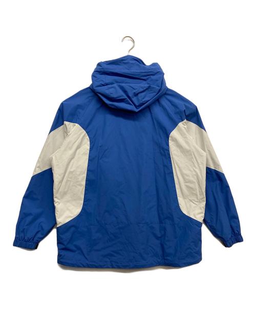 PALACE（パレス）PALACE (パレス) ボーダージャケット ブルー サイズ:Mの古着・服飾アイテム