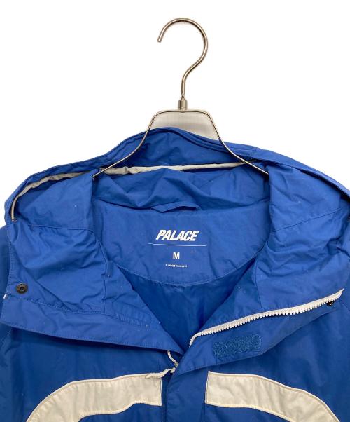 PALACE（パレス）PALACE (パレス) ボーダージャケット ブルー サイズ:Mの古着・服飾アイテム
