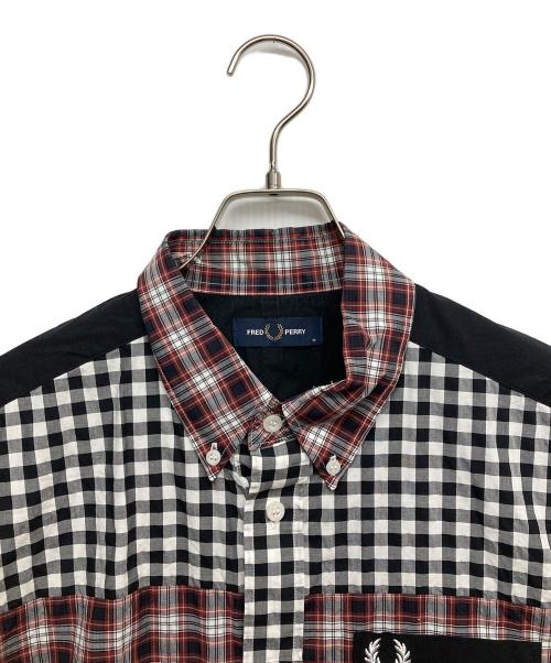 FRED PERRY（フレッドペリー）FRED PERRY (フレッドペリー) ボタンダウンシャツ ブラック サイズ:Mの古着・服飾アイテム