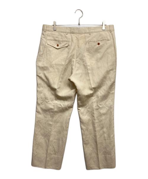 POLO RALPH LAUREN（ポロ・ラルフローレン）POLO RALPH LAUREN (ポロ・ラルフローレン) リネンスラックス ベージュ サイズ:W36の古着・服飾アイテム