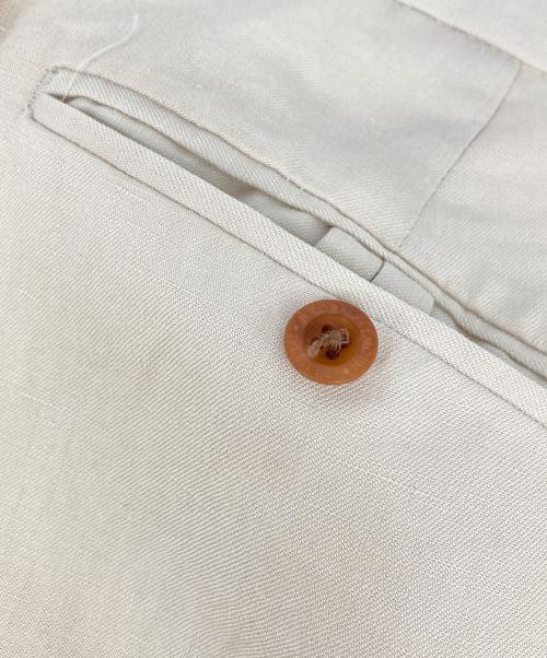 POLO RALPH LAUREN（ポロ・ラルフローレン）POLO RALPH LAUREN (ポロ・ラルフローレン) リネンスラックス ベージュ サイズ:W36の古着・服飾アイテム