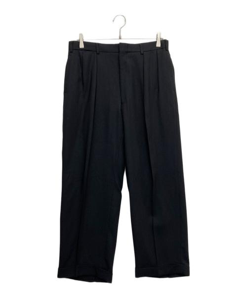 POLO RALPH LAUREN（ポロ・ラルフローレン）POLO RALPH LAUREN (ポロ・ラルフローレン) ウールスラックス ブラック サイズ:85の古着・服飾アイテム