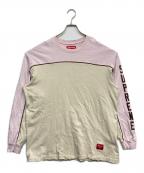 SUPREMEシュプリーム）の古着「Paneled piping L/S Top」｜ピンク
