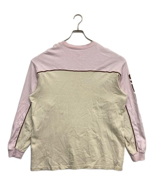 SUPREME（シュプリーム）SUPREME (シュプリーム) Paneled piping L/S Top ピンク サイズ:Mの古着・服飾アイテム
