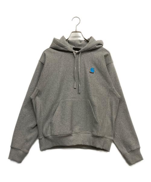 PALACE（パレス）PALACE (パレス) CARHARTT WIP (カーハートダブリューアイピー) Hood Heather Grey グレー サイズ:Sの古着・服飾アイテム