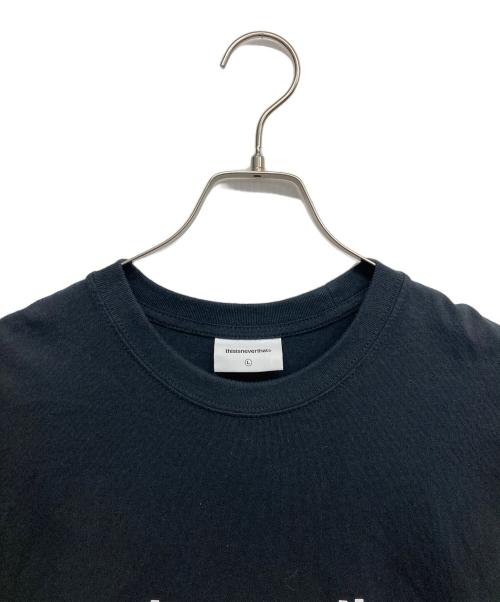 thisisneverthat（ディスイズネバーザット）thisisneverthat (ディスイズネバーザット) ロゴカットソー ブラック サイズ:Lの古着・服飾アイテム