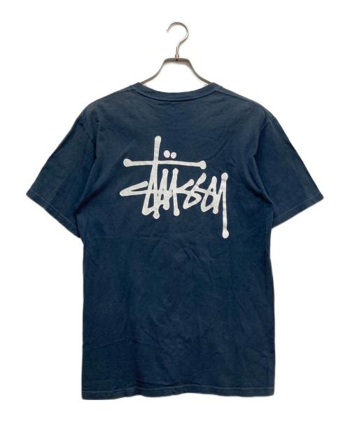 stussy（ステューシー）stussy (ステューシー) プリントTシャツ ネイビー サイズ:Mの古着・服飾アイテム