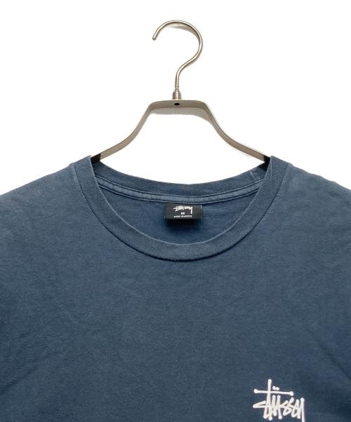 stussy（ステューシー）stussy (ステューシー) プリントTシャツ ネイビー サイズ:Mの古着・服飾アイテム